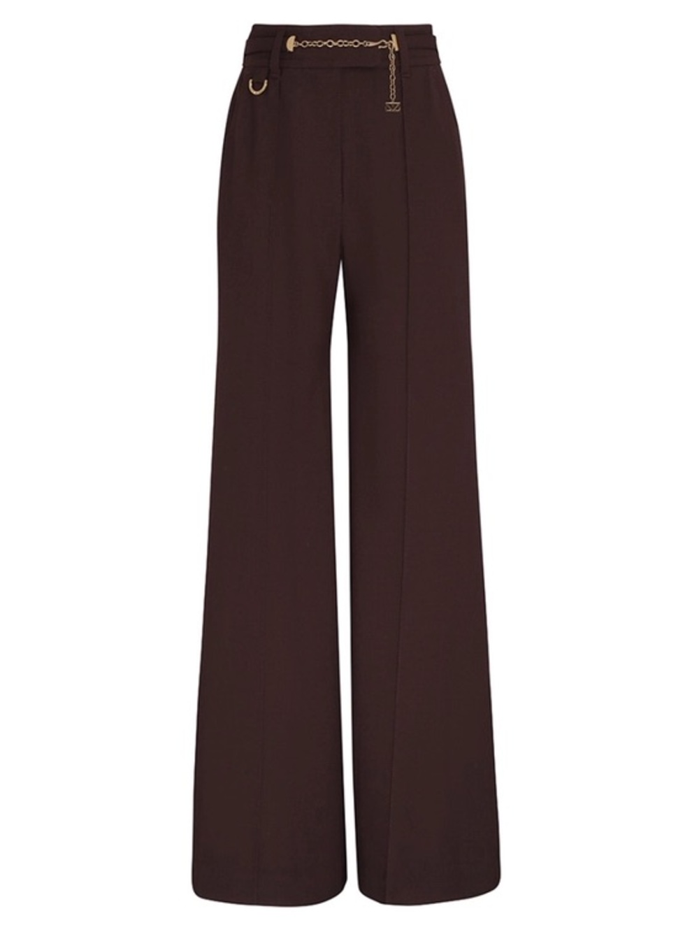 ZIMMERMANN Luminosity Chocolate Tailored Pant